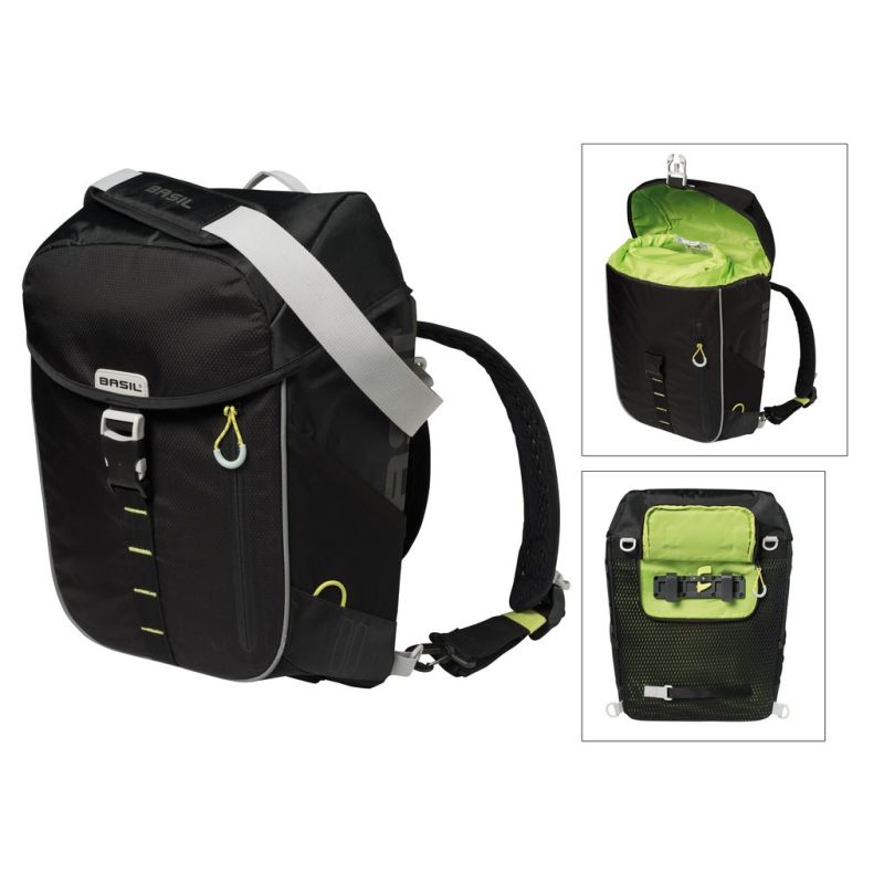 alforja bicicleta impermeable miles daypack 17l 31x17x44