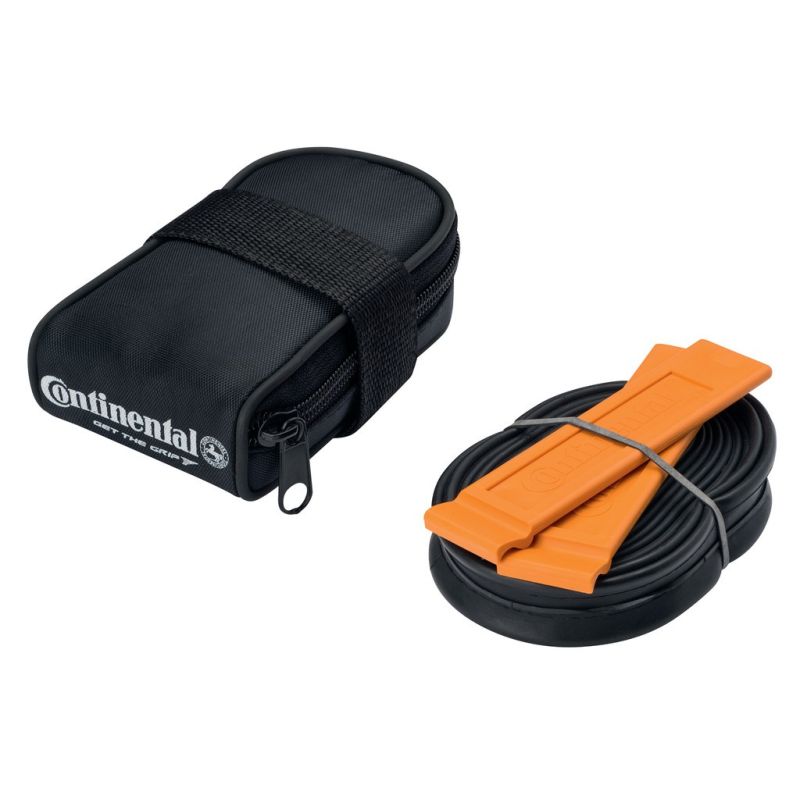 bolsa de sillin portacamara a la tija de sillin con camara y 2 desmontables 28 road presta 42mm