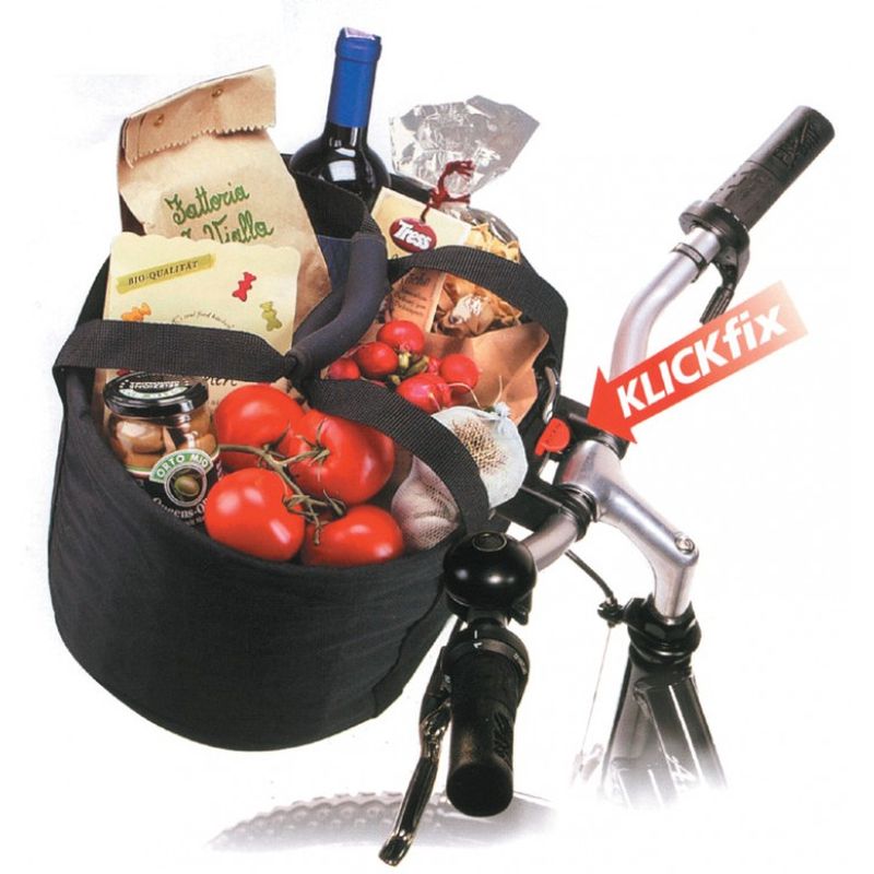 bolsa bicicleta de compras sin adaptador fijacion  comfort mini 13l (32x24x23 cm) klickfix