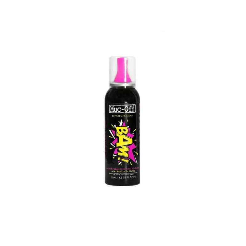 spray reparador de pinchazos con latex bam! 125 ml