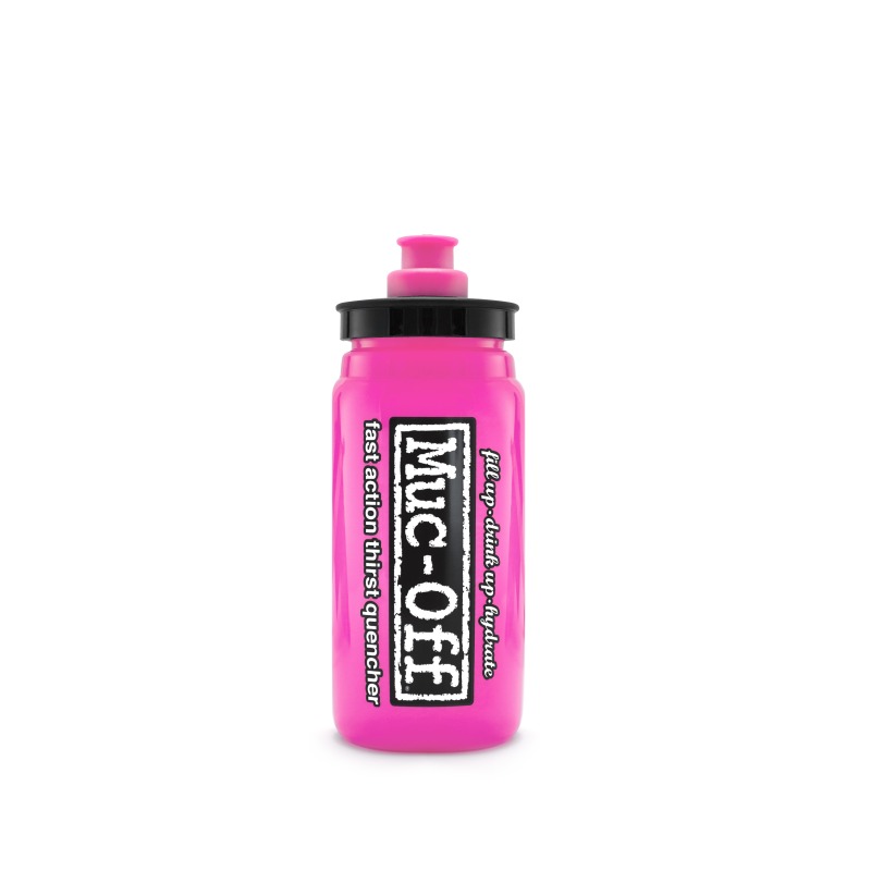 bidón botellín custom fly muc-off - sin bpa y 100% reciclable