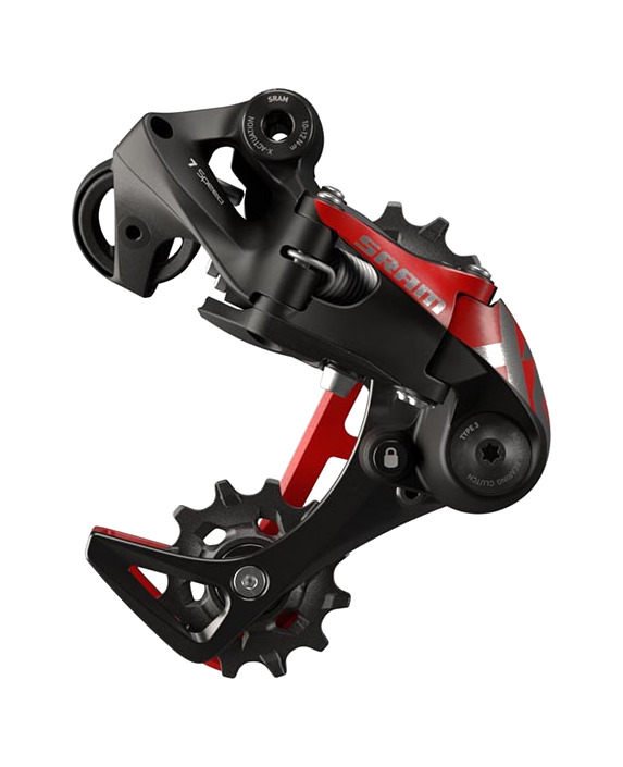 cambio trasero marchas piñones caja media x01 downhill 7v