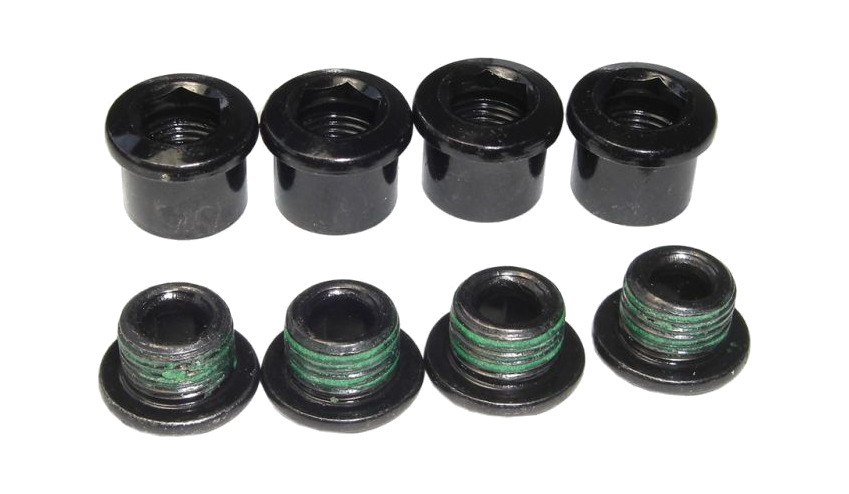 kit de tornillos plato 4 brazos acero single alu guart