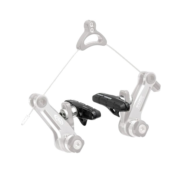 zapata de freno con soporte  shorty ultimate (road) cross + catridge