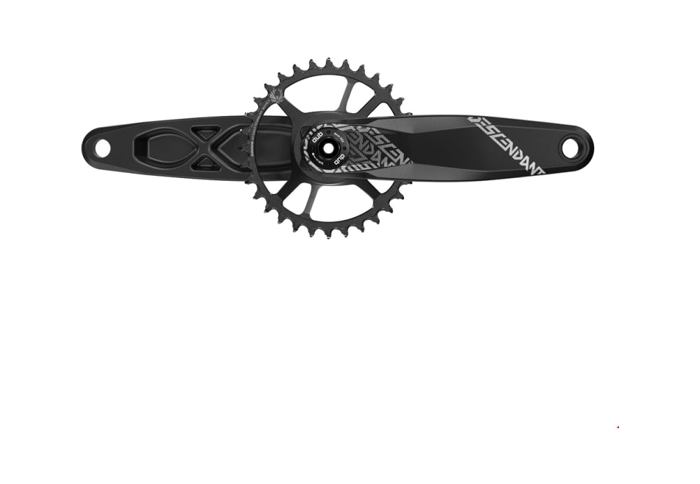 juego de bielas y plato aluminio sin cazoletas descenant 6k eagle x-sync2 dub boost 170 mm