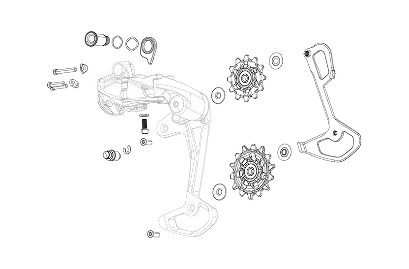 kit tornillos cambio  force wide etap axs
