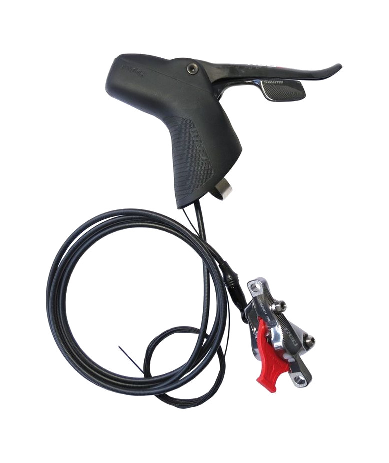 maneta hidraulica derecha/trasera carbono red direct mount 1800 mm 11v