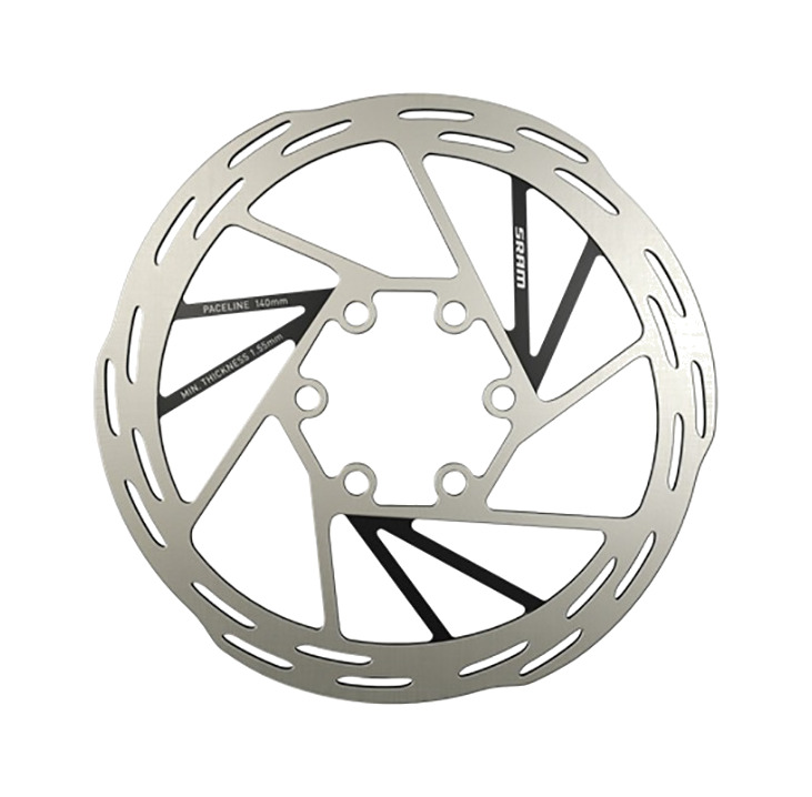 disco de freno 6 agujeros + tornillos de acero  paceline
