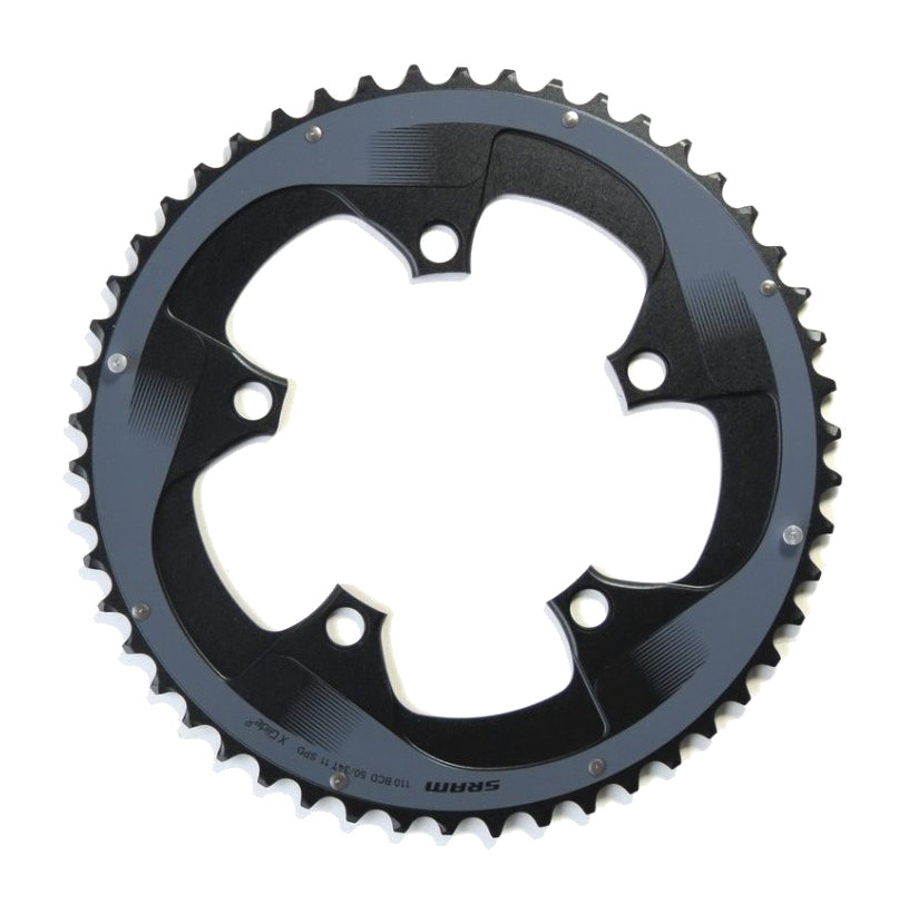 SRAM Red 22 Yaw S3 X-Glide Non-Hidden/Hidden Bolt 50T 2x11 Chainring SRAM Red 22 Yaw S3 X-Glide Non-Hidden/Hidden Bolt 50T 2x11 Chainring