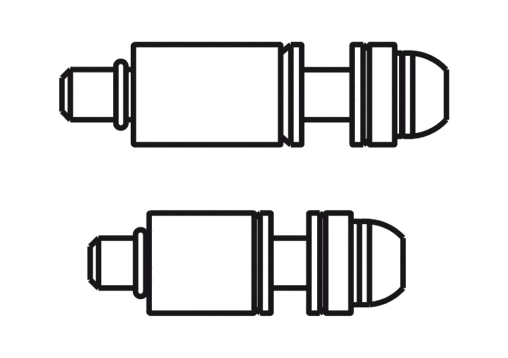 juego de tornillos/separadores para rueda delantera acero  10v 170 mm cps/standard