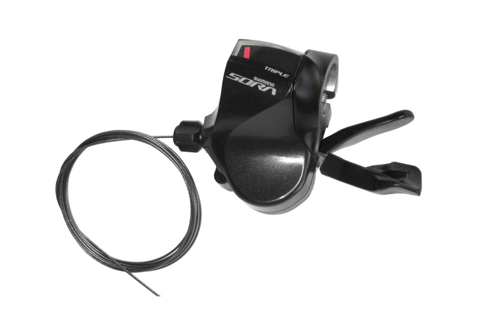 maneta para manillar plano sl-r3030 sora rapidfire plus 3v 1800 mm