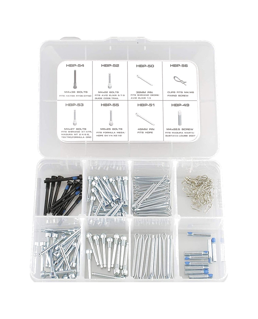 set de pernos de sujecion  m4x27 shimano xt/xtr (20u)