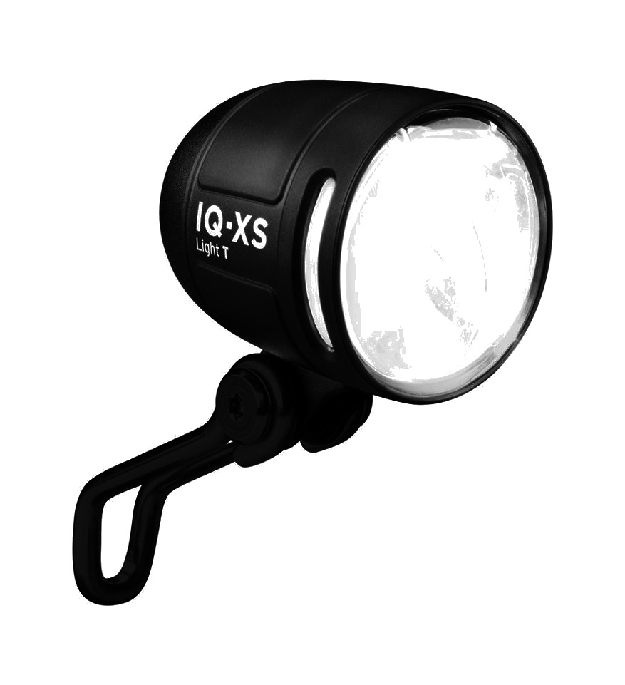 luz delantera con interruptor luz posicion+sensor lumotec iq xs 70 lux