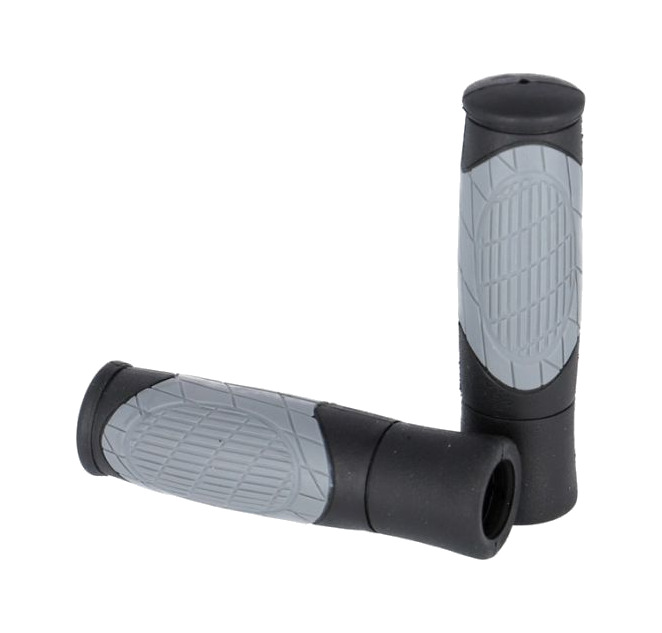 MiniMod's Korte Ergonomische BROMPTON Lederen Handvatten M/H/S type Stuur ZWART