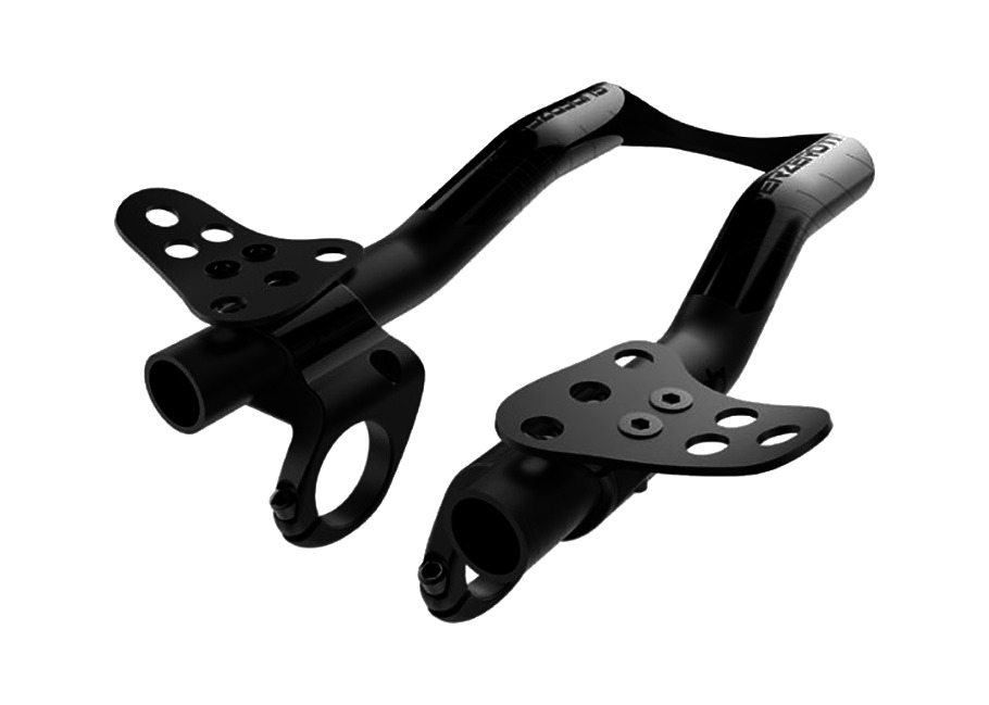 acople manillar aerobar aluminio  superzero clip-on