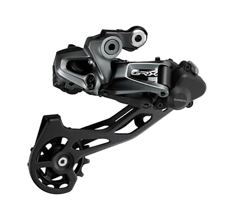 cambio trasero marchas piñones caja larga aluminio  grx rd-rx815 di2 sgs 2x11v 34t shadow plus design