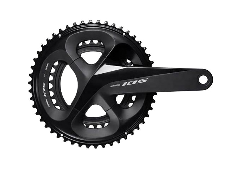 Crankset and chainrings without cups 105 FC-R7000 HOLLOWTECH II 110 BCD 175 MM 2 - Afbeelding 1 van 1