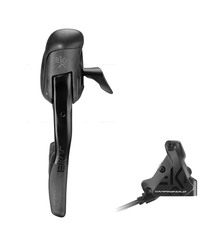 maneta de freno hidraulico disco pinza delantera ekar ergopower 140 mm flat mount