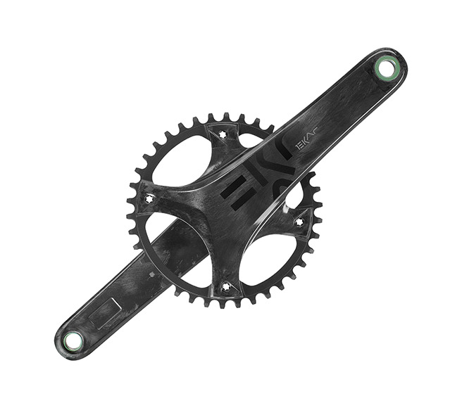 juego de bielas y plato carbono sin cazoletas ekar ultra torque pro tech 145 bcd 170 mm