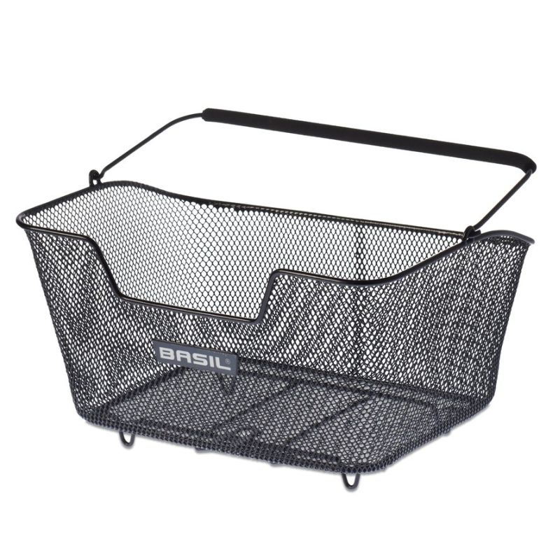 BASIL Cesto con asa trasera de acero BASE M 43x30x23 CM 14 L - Foto 2 di 2