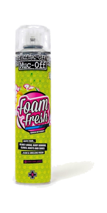 MUC-OFF Espuma limpieza interior casco guantes ropa calzado (FOAM FRESH) - Imagen 1 de 1