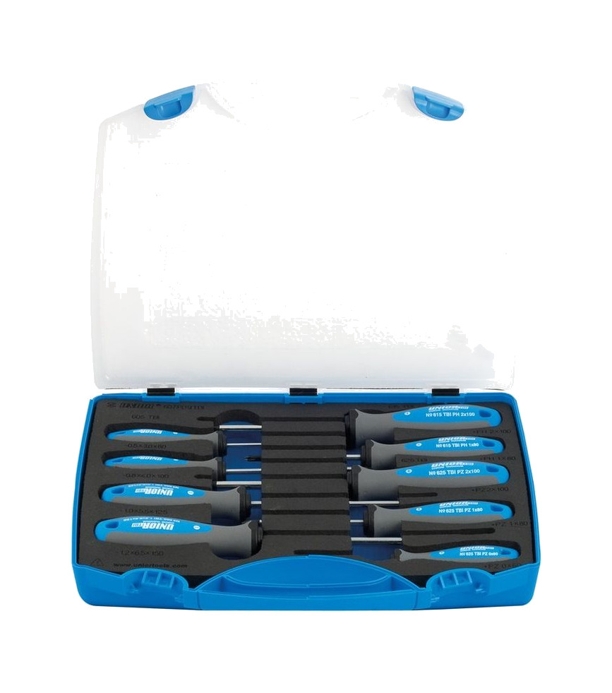 kit destornilladores planos 9 piezas