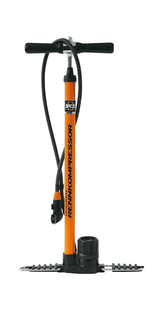 hinchador inflador bicicleta pie metalico con tubo multivalvula 2150 mm