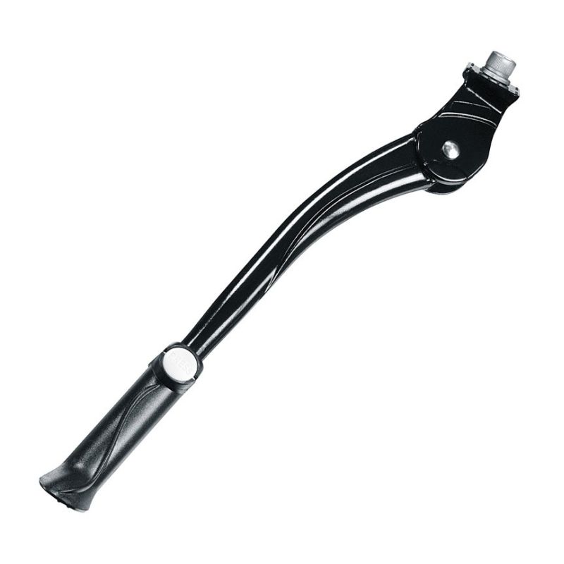 soporte pata caballete regulable lateral aluminio para bicicleta comfort 26-28"