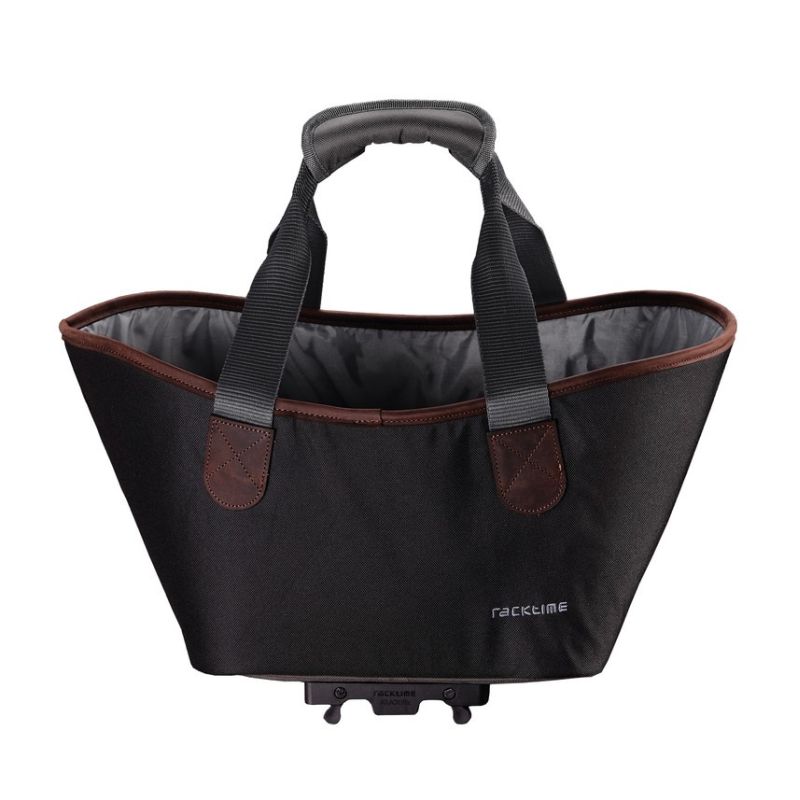 bolsa para portaequipajes de bicicleta + adaptador racktime agnetha snapit 23x27x24 cm 15 l