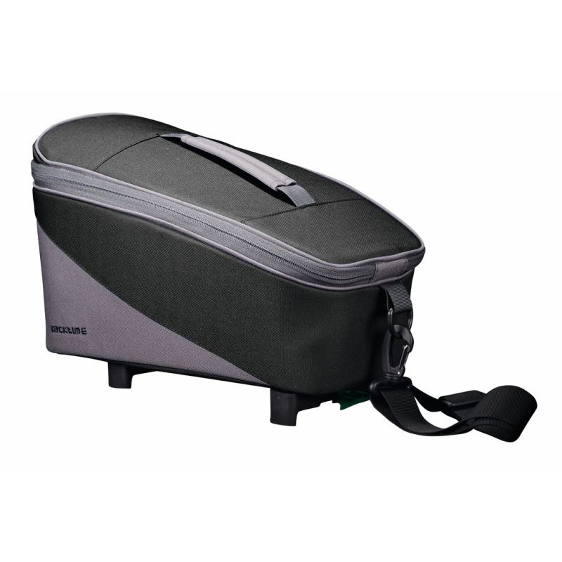 bolsa para portaequipajes de bicicleta + adaptador racktime talis snapit 23x18x37 cm 8 l
