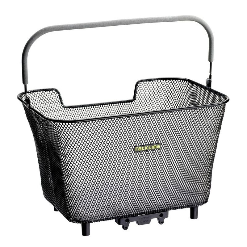 cesta para bici + adaptador racktime baskit snapit 43x31x24.5