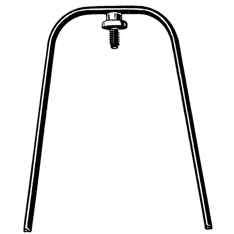 BÜCHEL Varilla de aluminio guardabarros 26-28" 55 MM 343 MM - Foto 1 di 1