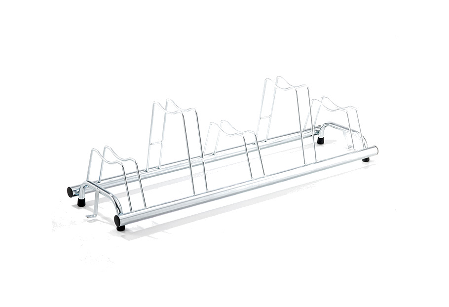 soporte expositor de suelo 5 bicicletas