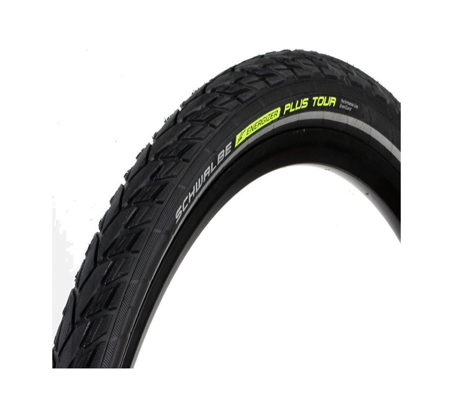 cubierta neumatico para bicicleta reflectante sch energizer plus tour 28x1.50 hs485 greenguard twinskin perf line 40-622