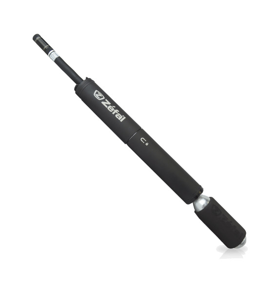 mini hinchador bomba inflador telescopico + recgulador aluminio  co2 ez max fc