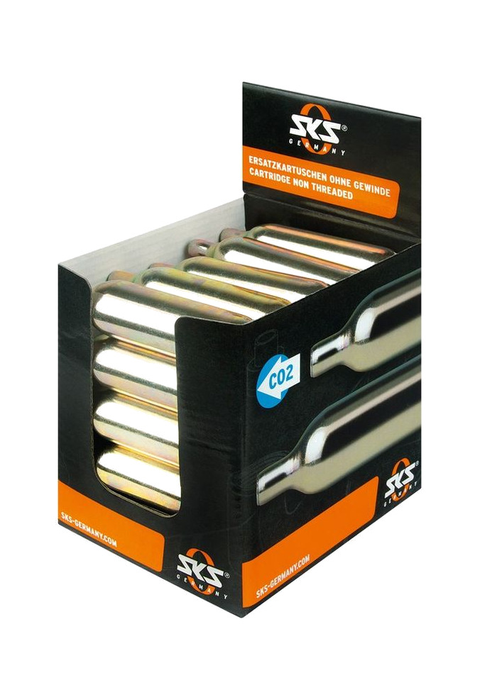 expositor 25 cartuchos co2 sin rosca de aire  16g
