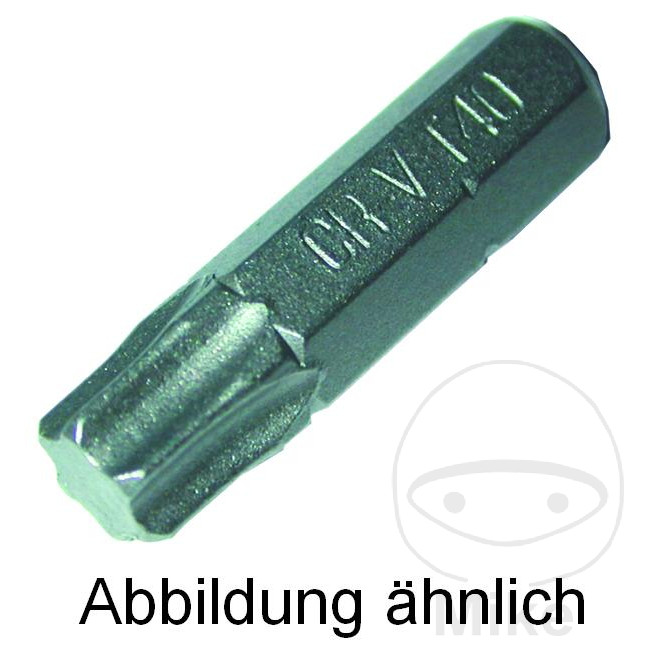 punta de destornillador torx t8 1/4 25 mm 1/4 = 6.3 mm