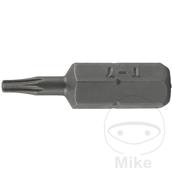 punta de destornillador torx con agujero t8 1/4 25 mm = 6.3 mm
