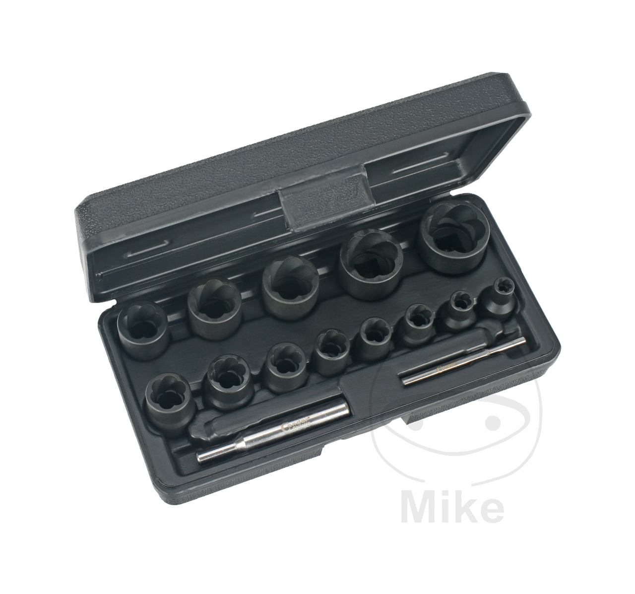 juego 15 llaves de vaso especiales 1/4+1/2 6-27 mm