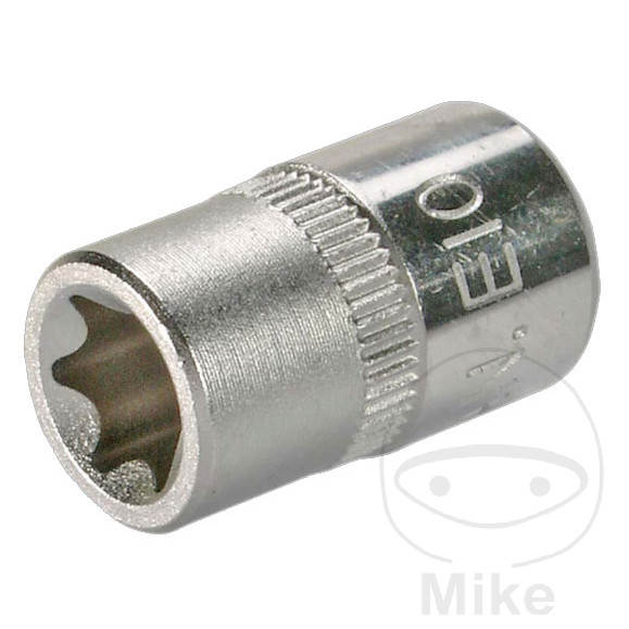 llave de vaso torx 1/4 e10