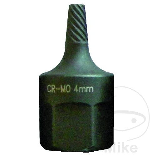 punta extractor de tornillos 3/8 4 mm