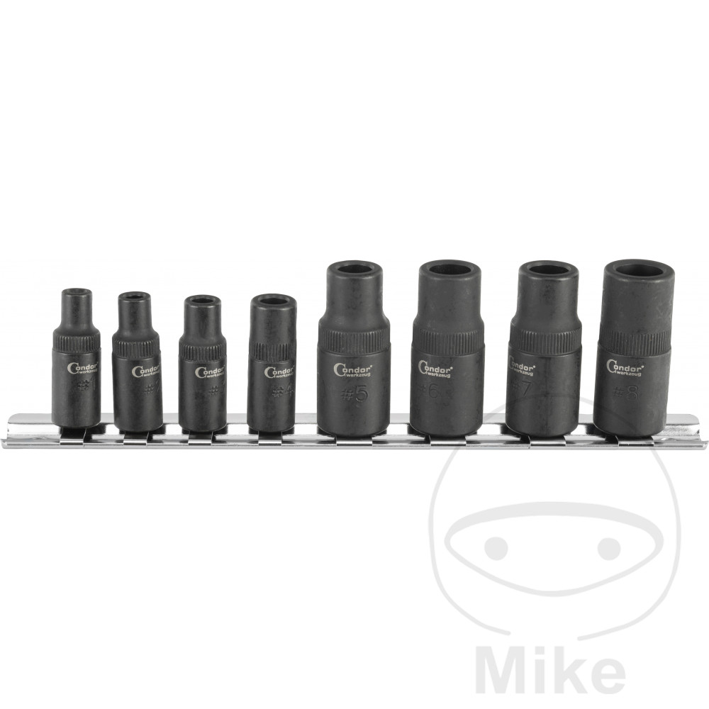 kit 8 vasos para machos de rosca