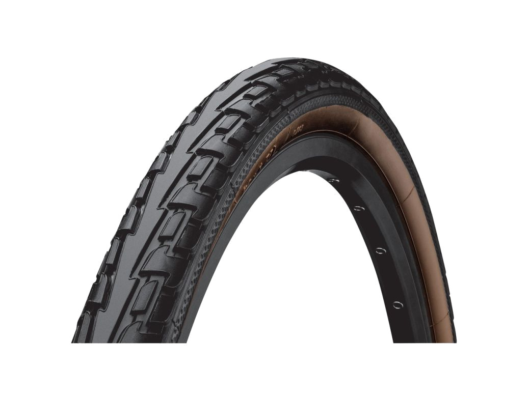 cubierta neumatico ride tour 700x47c rigida negro/marron 47-622