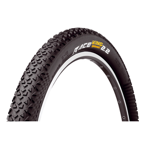 cubierta neumático plegable raceking 2.2 29x2.2 blackskin performance continental para bicicletas de carrera