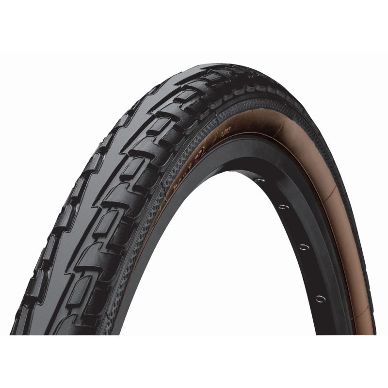 cubierta neumatico ride tour 26x1.75 rigida negro/marron 47-559