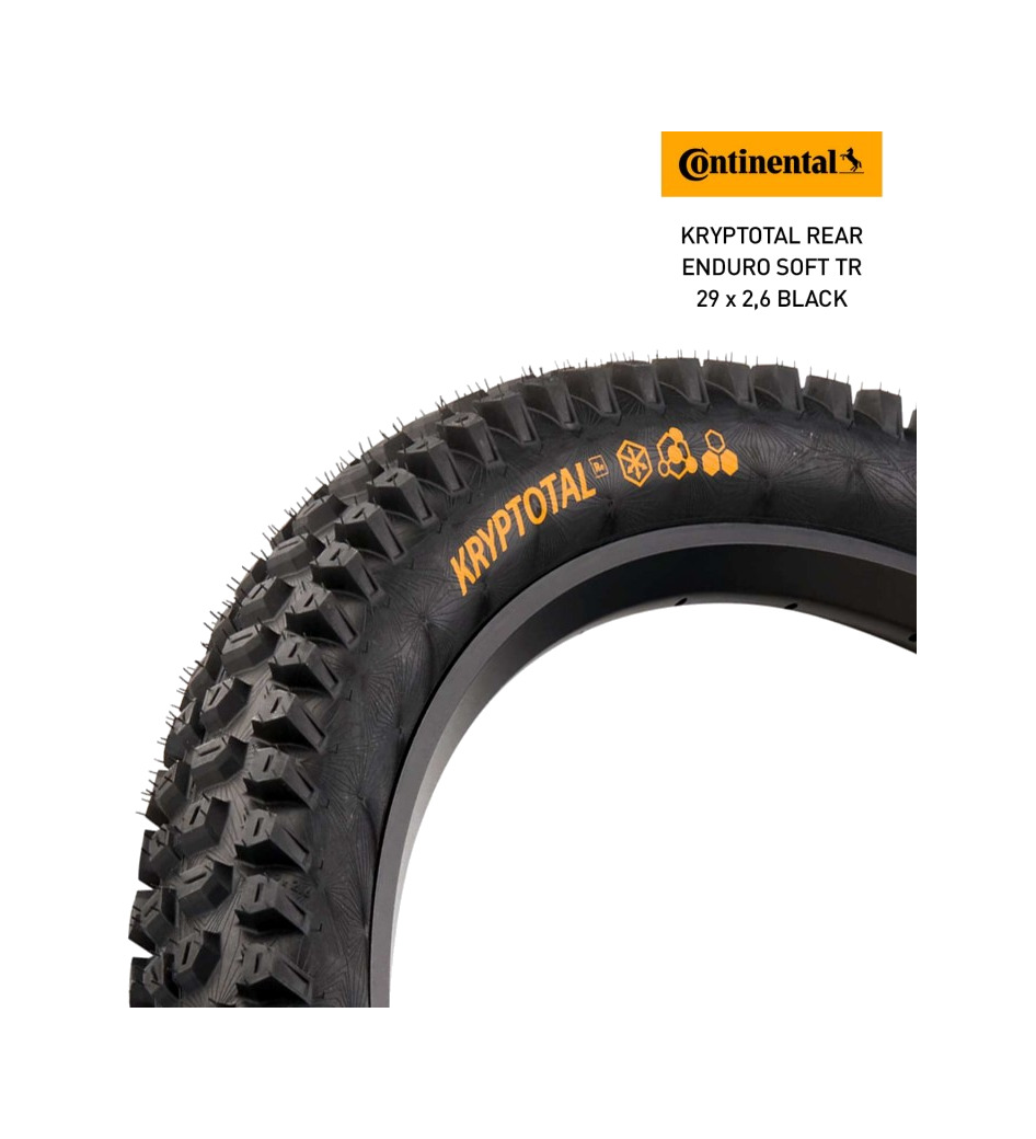 cubierta neumatico para bicicleta kryptotal rear enduro soft tr 29 x 2.6