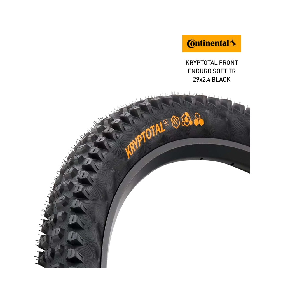 cubierta neumatico para bicicleta kryptotal front enduro soft tr 29x2,4