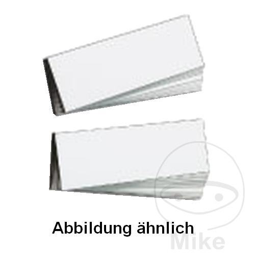 pack 100 placas magnéticas 25x105 mm
