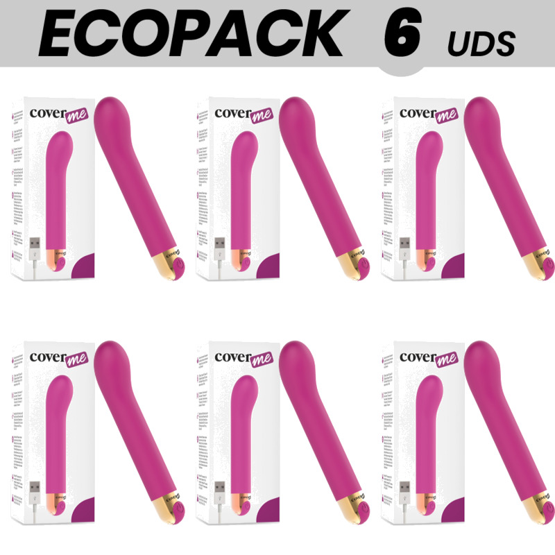 pack de 6 vibromasseurs point g à 10 vitesses ecopack g-spot
