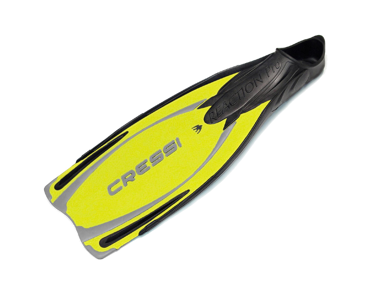 aletas calzantes de alta gama para apnea y pesca submarina - reaction pro de cressi